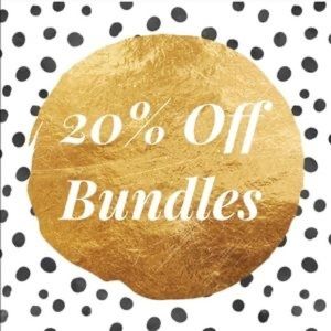 20% off 2 or more bundles!!!